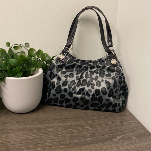 Leopard Print Mini Coach Bag - Picture 1 of 16